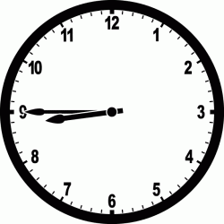 clock 8.45
